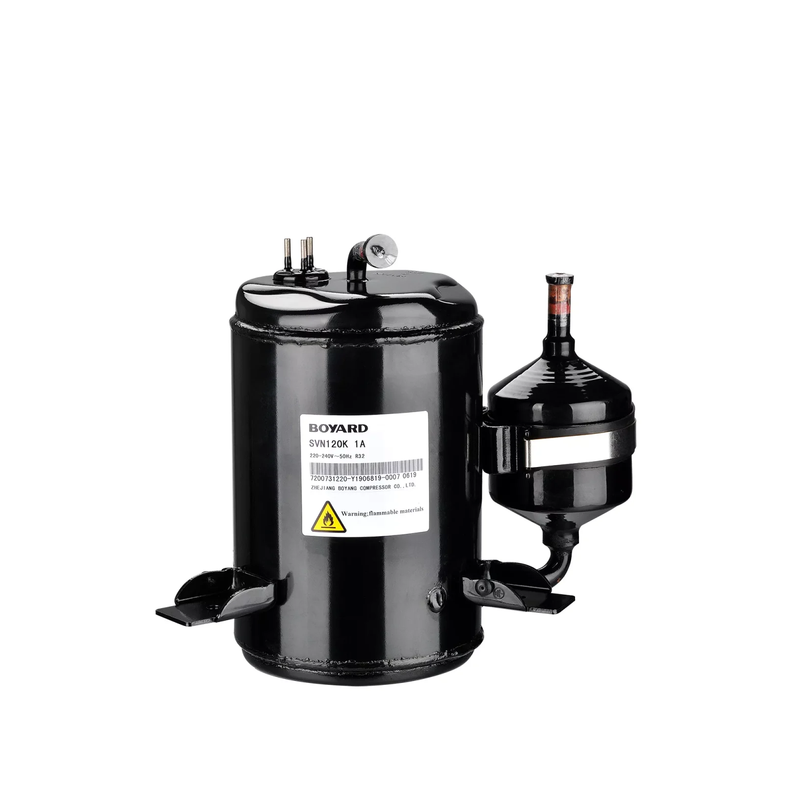 HBP/MBP,12cc ,220V AC,R32/R454B/R410A Compressor 41 1HP Compressor, R32 220V 50HZ Air Conditioner Compressor