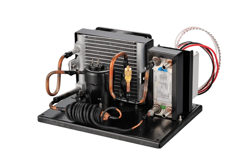 300W Capacity, R1234yf/R513A/R134a, 24V DC, Liquid Cooling Mini Chiller