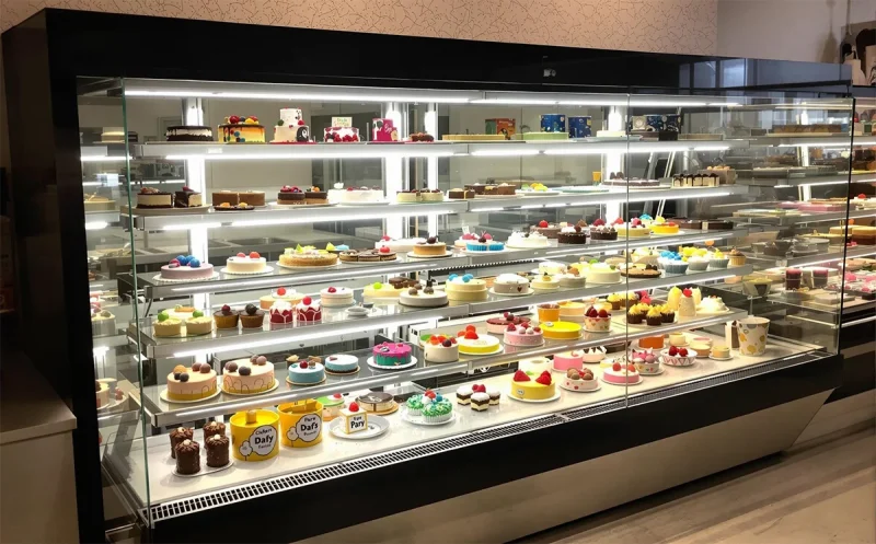 Refrigerated Display Cases & Cabinets 48 Cake Display Update with Boyard Refrigeration Compressor CDU