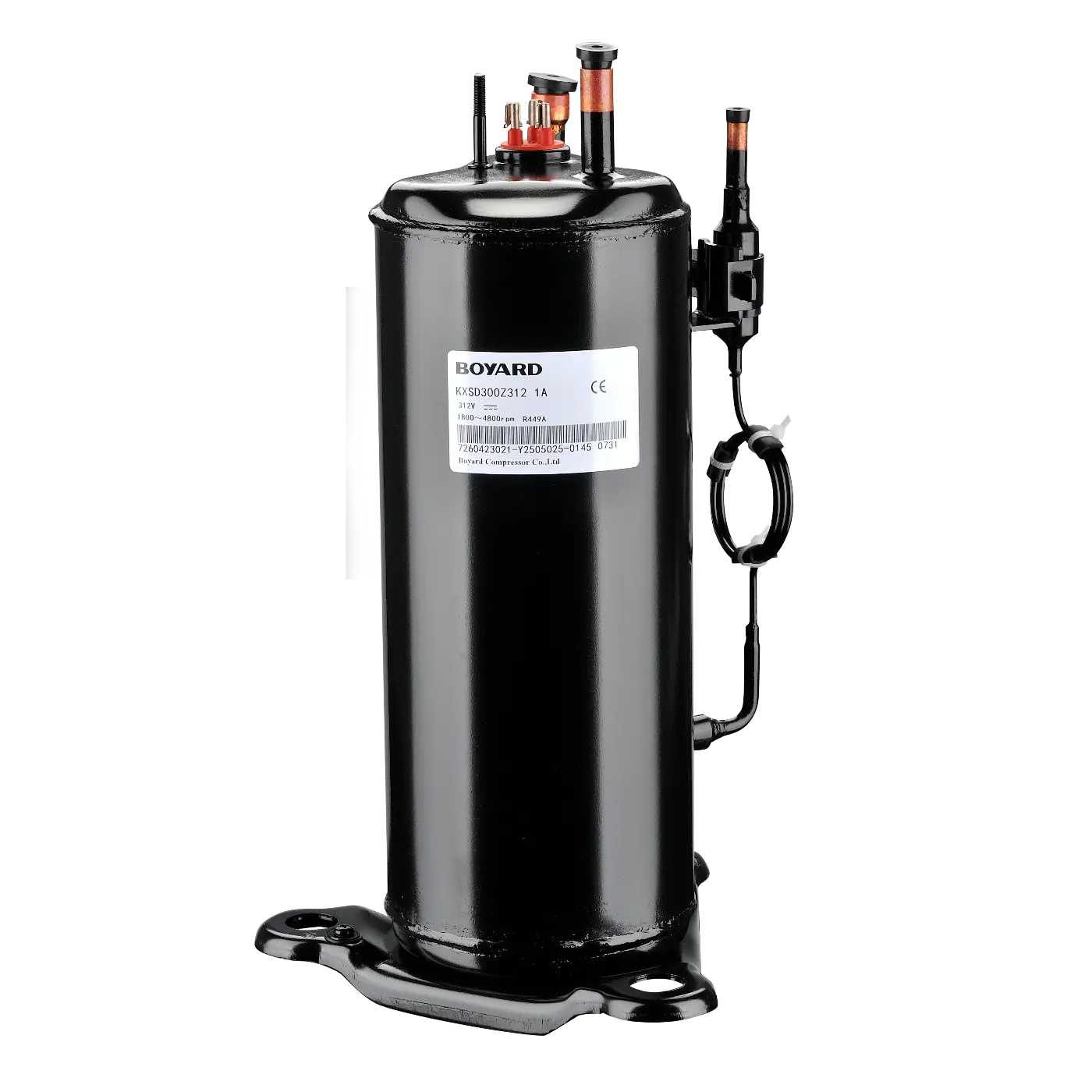 MBP/LBP, 30.0cc, 312V DC, R290/R1270, Variable Speed, Twin Cylinder Compressor 36 MBP/LBP, 30.0cc, 312V DC, R290/R1270, Variable Speed, Twin Cylinder Compressor