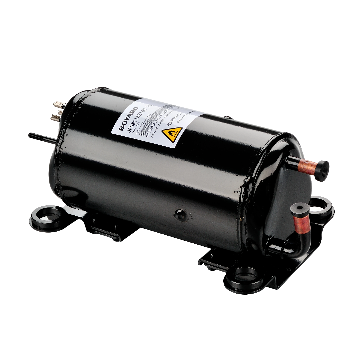 HBP/MBP, 11.6cc, 160V DC, R32/R454B/R410A, Variable Speed Compressor 36 HBP/MBP, 11.6cc, 160V DC, R32/R454B/R410A, Variable Speed Compressor