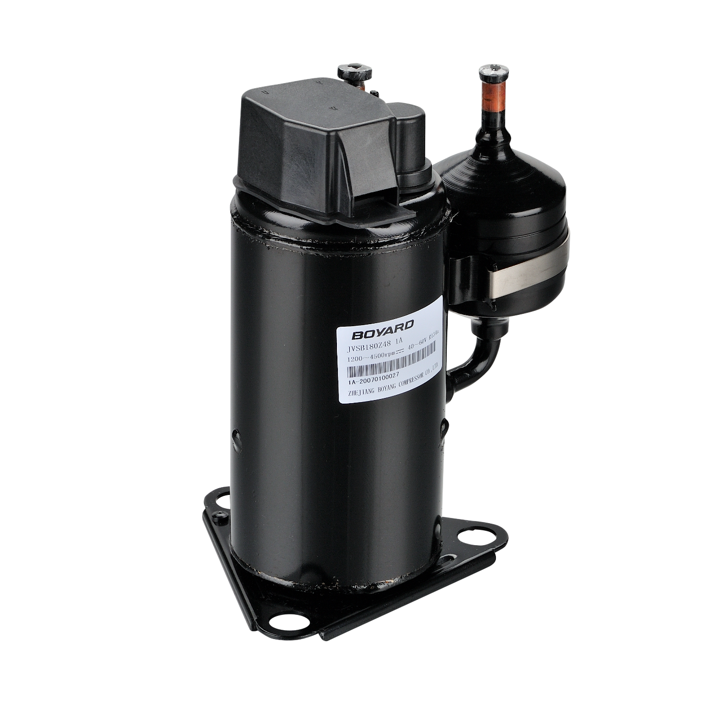 HBP/MBP, 18.0cc, 24V DC, R1234yf/R513A/R134a, BLDC Compressor 36 HBP/MBP, 18.0cc, 24V DC, R1234yf/R513A/R134a, BLDC Compressor