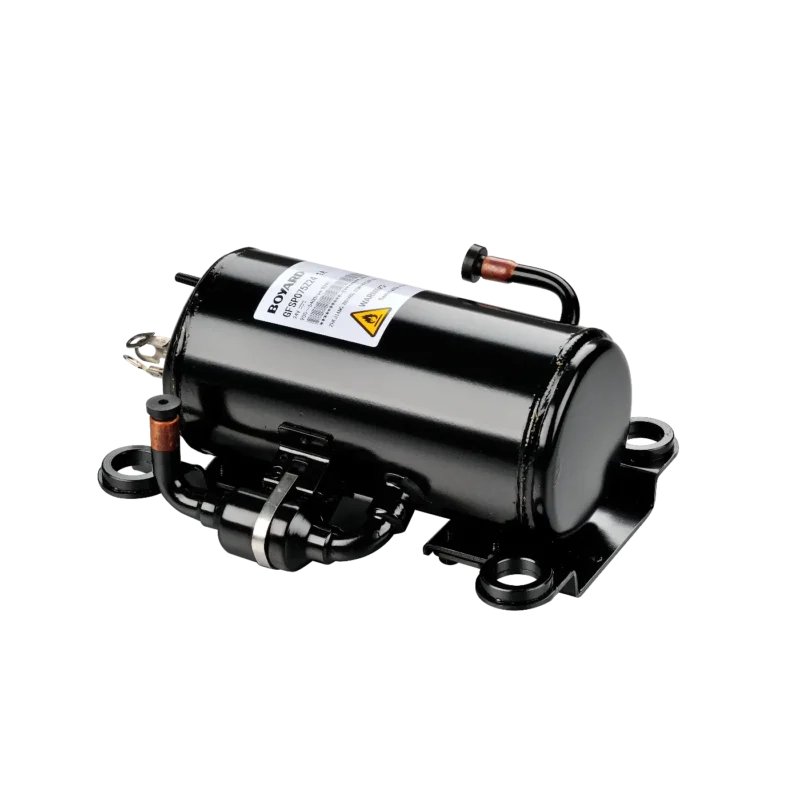 HBP/MBP, 4.0cc, 48V DC, R1234yf/R513A/R134a, Twin Cylinder, Rotary Compressor 43 HBP/MBP, 4.0cc, 48V DC, R1234yf/R513A/R134a, Twin Cylinder, Rotary Compressor